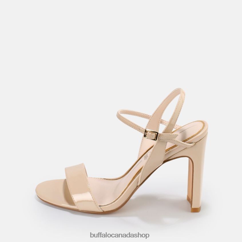 Jean Neat High-Heeled Sandal vegan Beige Buffalo ZL64TZ35 |Sandals