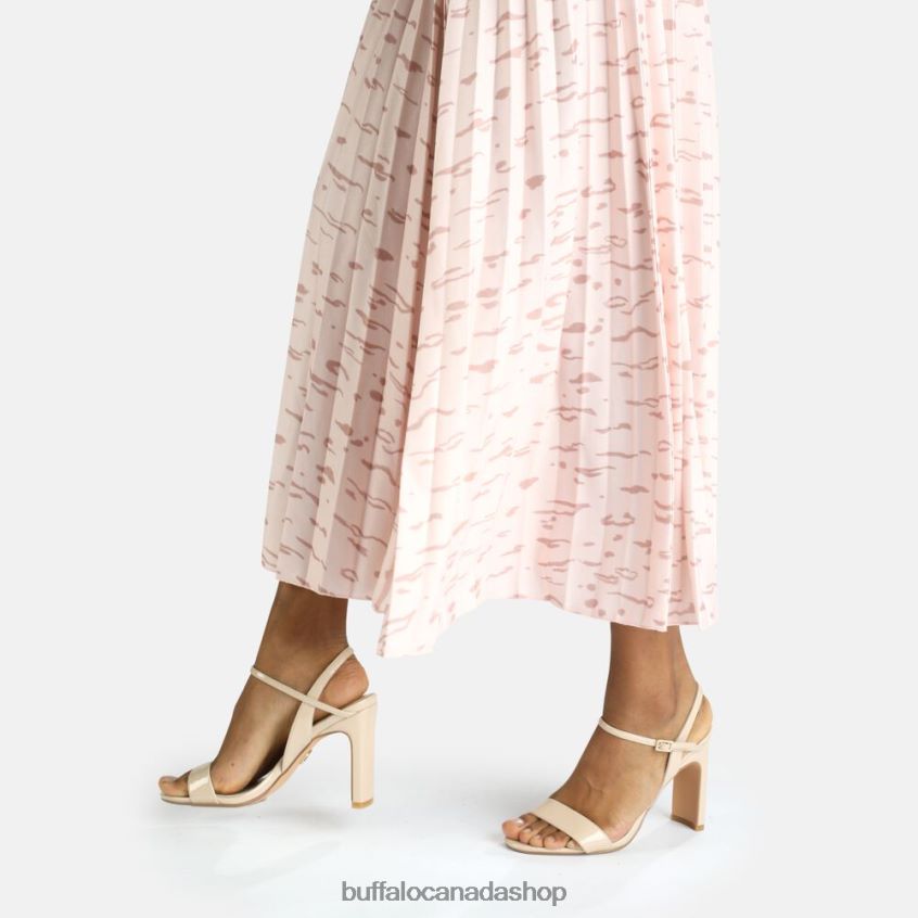 Jean Neat High-Heeled Sandal vegan Beige Buffalo ZL64TZ35 |Sandals