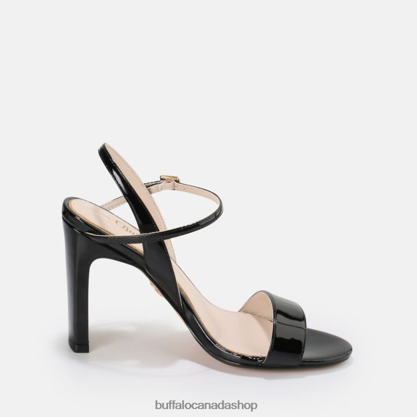 Jean Neat High-Heeled Sandal vegan Black Buffalo ZL64TZ36 |Sandals