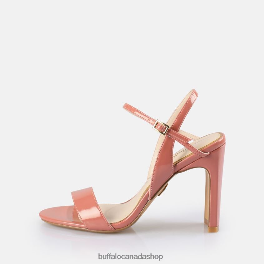 Jean Neat heeled sandal vegan Berry Buffalo ZL64TZ38 |Sandals