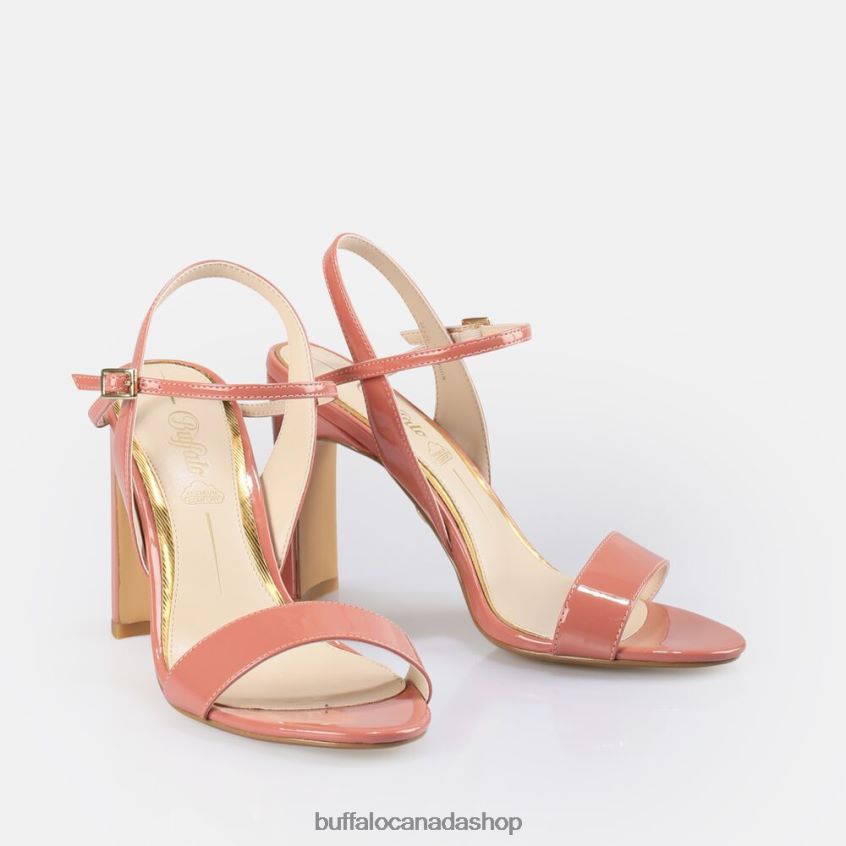 Jean Neat heeled sandal vegan Berry Buffalo ZL64TZ38 |Sandals