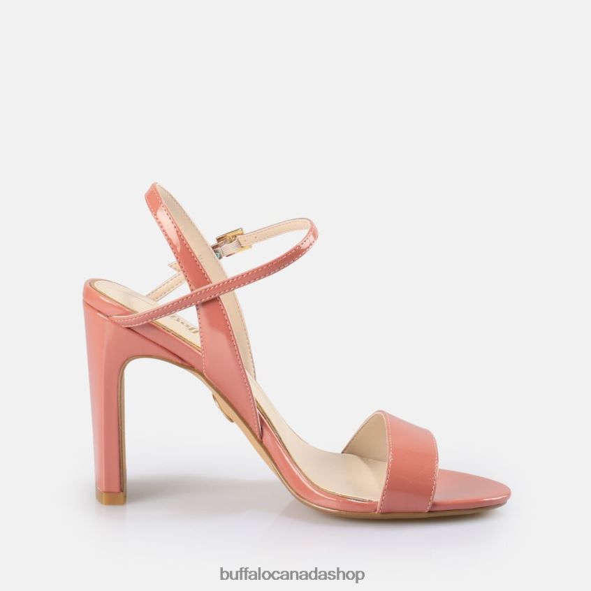 Jean Neat heeled sandal vegan Berry Buffalo ZL64TZ38 |Sandals