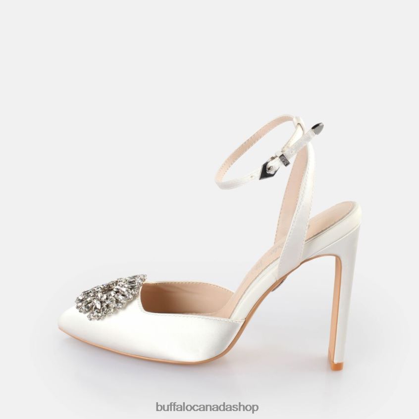 Judy Ice Heeled Sandals Ivory Buffalo ZL64TZ551 |Sandals