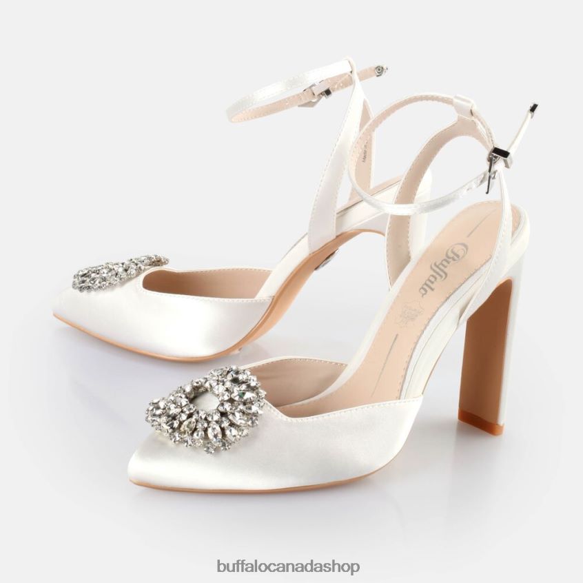 Judy Ice Heeled Sandals Ivory Buffalo ZL64TZ551 |Sandals