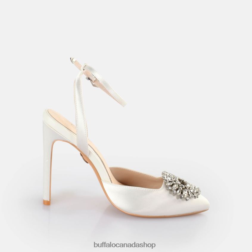 Judy Ice Heeled Sandals Ivory Buffalo ZL64TZ551 |Sandals