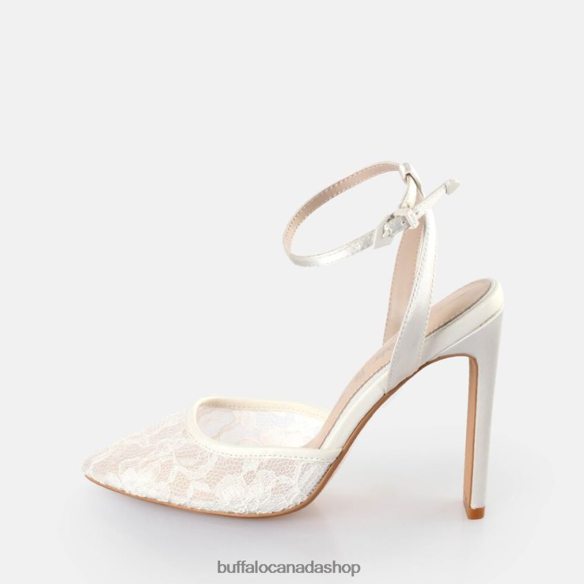 Judy Vamp Heeled Sandals White Buffalo ZL64TZ523 |Sandals