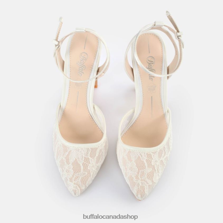 Judy Vamp Heeled Sandals White Buffalo ZL64TZ523 |Sandals