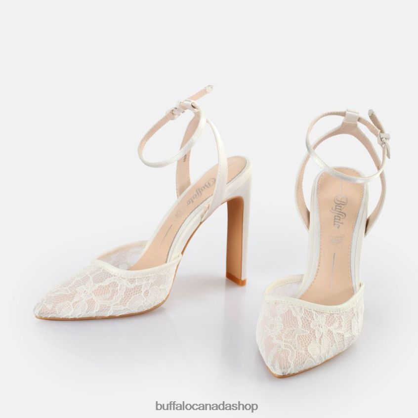 Judy Vamp Heeled Sandals White Buffalo ZL64TZ523 |Sandals