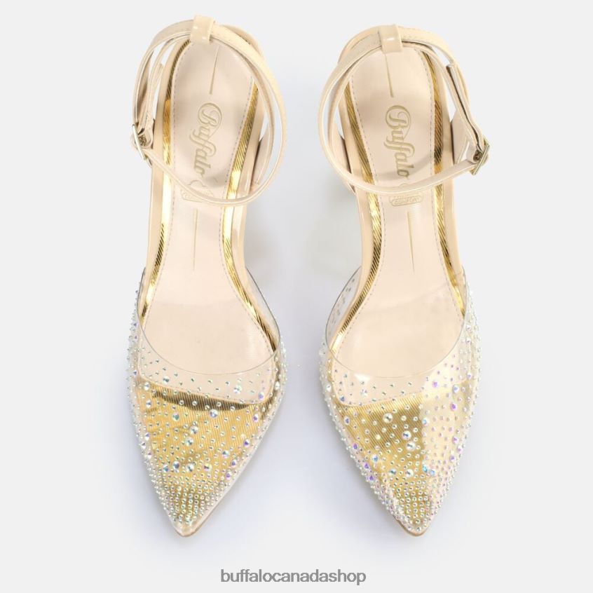 Juliette Glam sandal vegan Transparent/Cream Buffalo ZL64TZ553 |Sandals