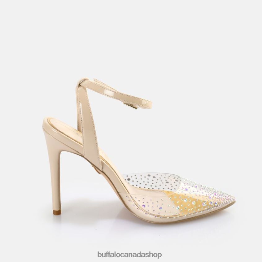 Juliette Glam sandal vegan Transparent/Cream Buffalo ZL64TZ553 |Sandals