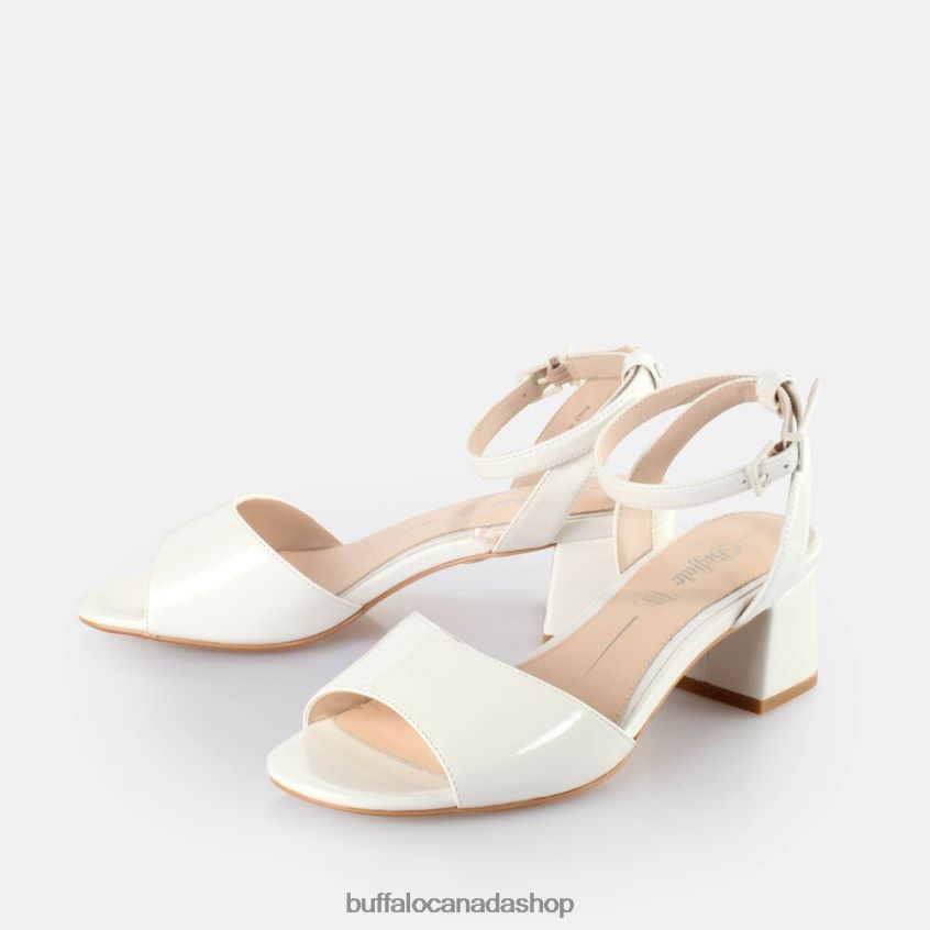 Lucy Neat Heeled Sandals White Buffalo ZL64TZ356 |Sandals