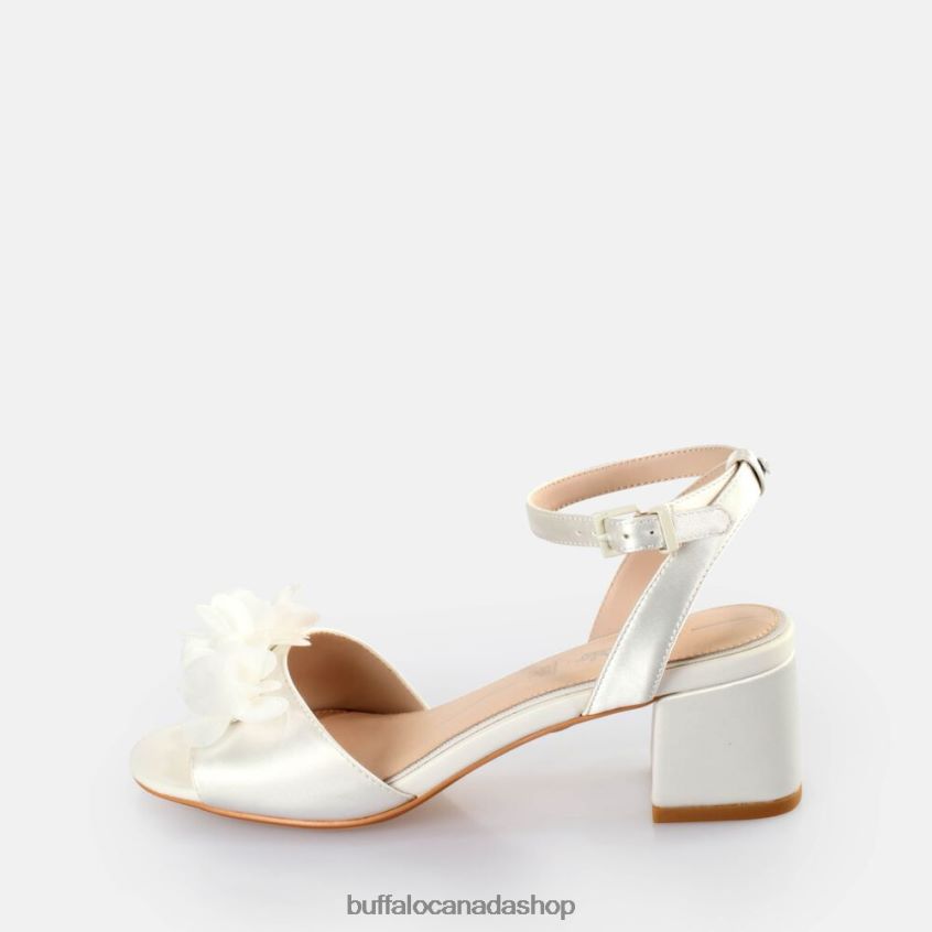 Lucy Rose Heeled Sandals Ivory Buffalo ZL64TZ11 |Sandals