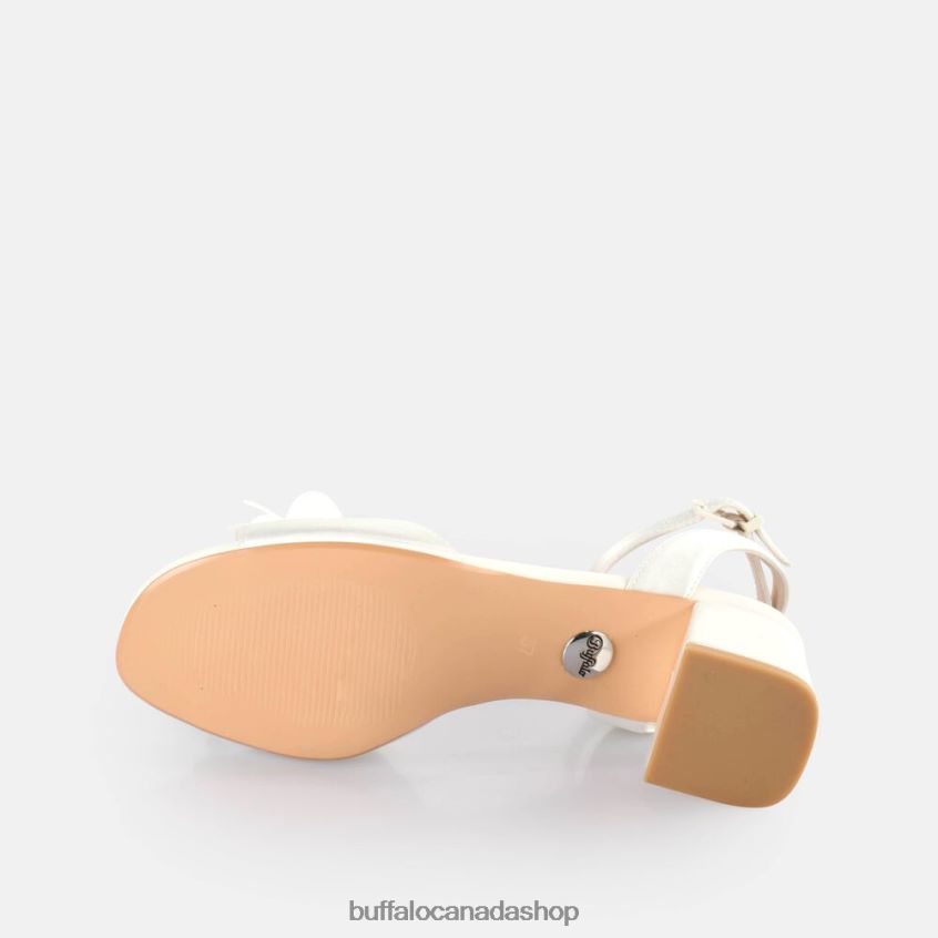 Lucy Rose Heeled Sandals Ivory Buffalo ZL64TZ11 |Sandals