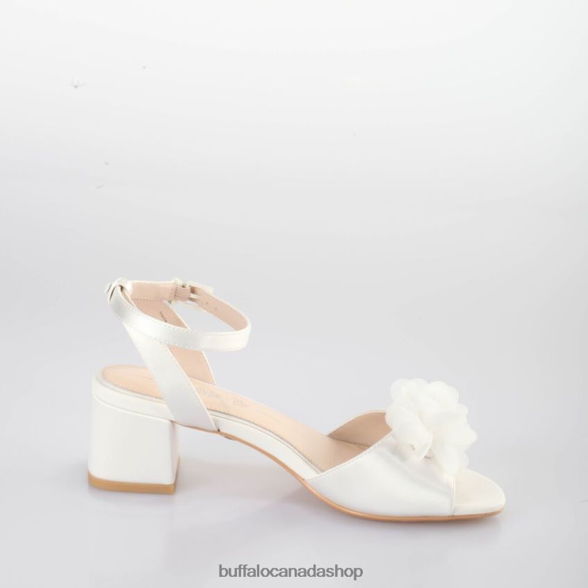 Lucy Rose Heeled Sandals Ivory Buffalo ZL64TZ11 |Sandals