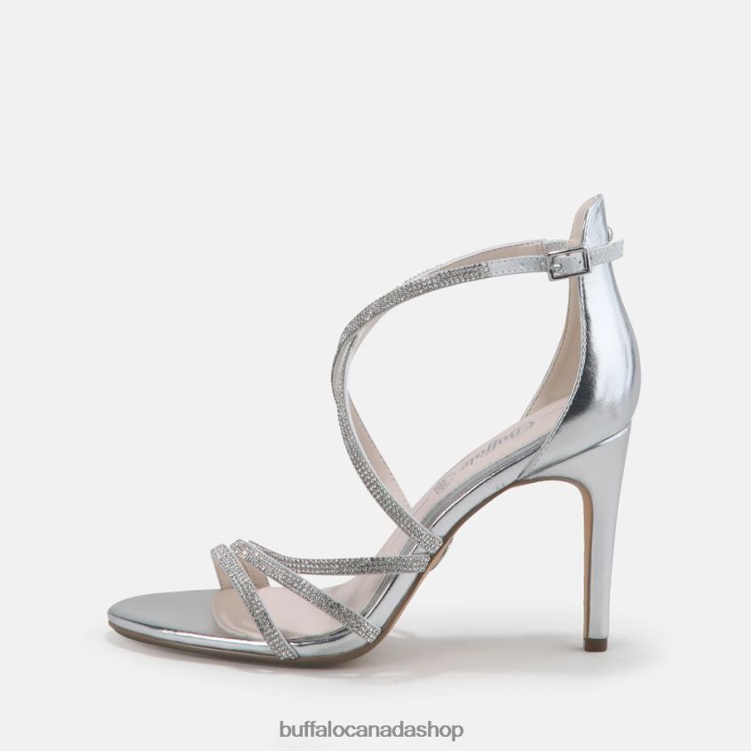 Makai 2 Heeled Sandal vegan Silver Buffalo ZL64TZ493 |Sandals