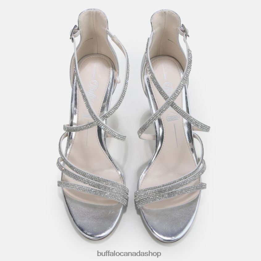 Makai 2 Heeled Sandal vegan Silver Buffalo ZL64TZ493 |Sandals