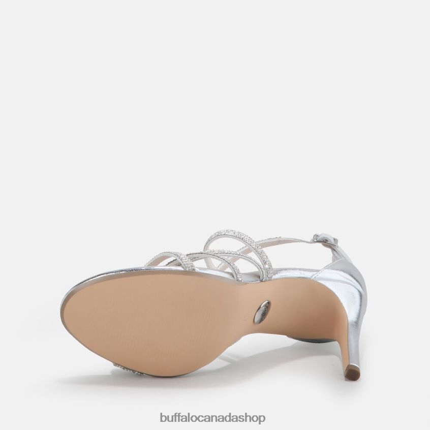 Makai 2 Heeled Sandal vegan Silver Buffalo ZL64TZ493 |Sandals