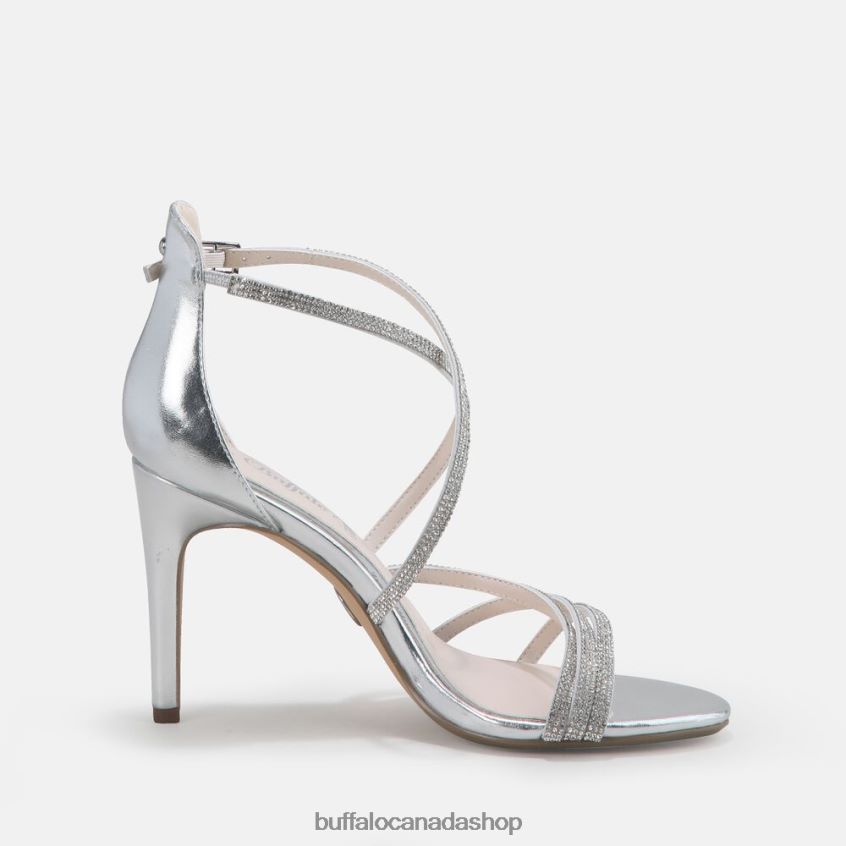 Makai 2 Heeled Sandal vegan Silver Buffalo ZL64TZ493 |Sandals