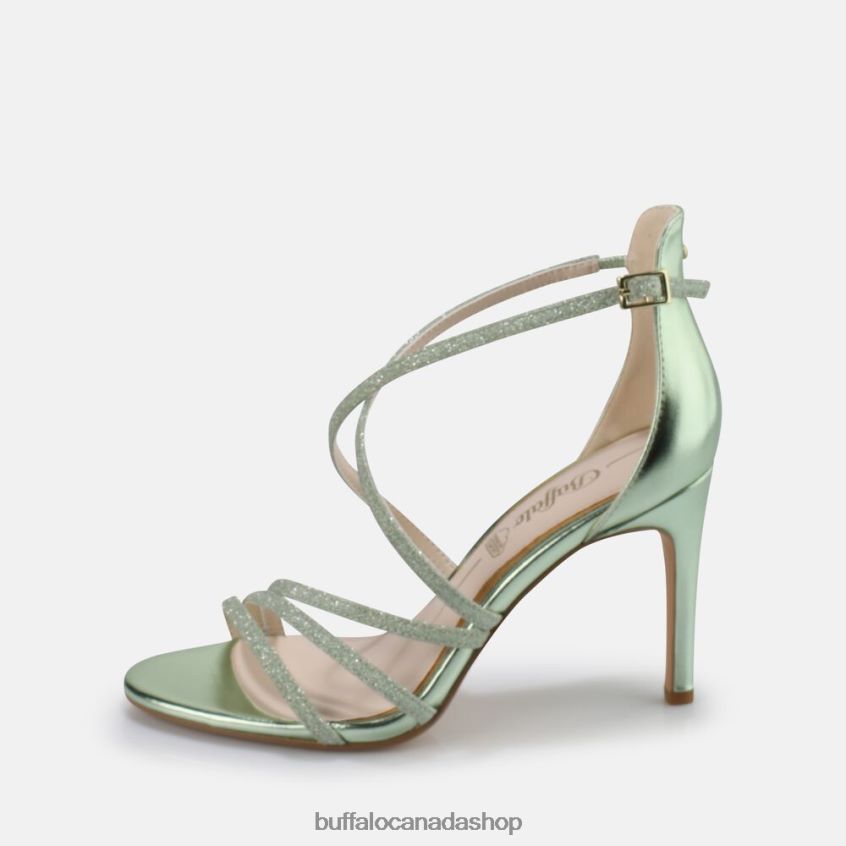 Makai 2 heeled sandal vegan Green Buffalo ZL64TZ494 |Sandals