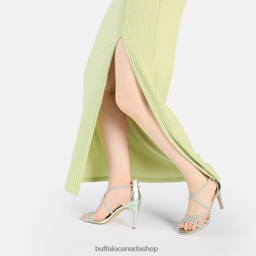 Makai 2 heeled sandal vegan Green Buffalo ZL64TZ494 |Sandals