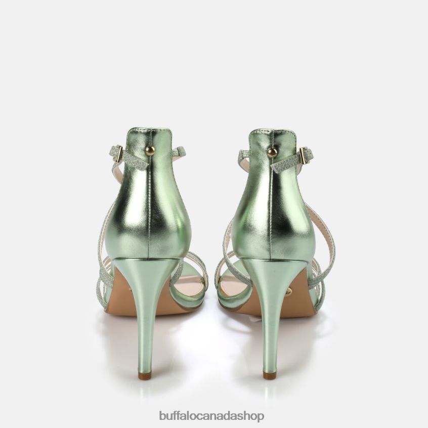 Makai 2 heeled sandal vegan Green Buffalo ZL64TZ494 |Sandals