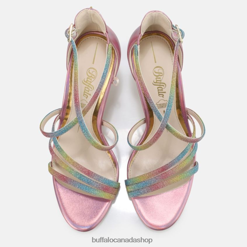 Makai 2 heeled sandal vegan Rainbow Buffalo ZL64TZ495 |Sandals