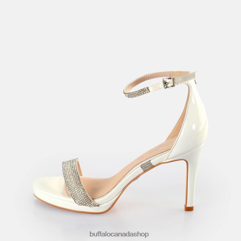 Mary Belle Heeled Sandals White Buffalo ZL64TZ355 |Sandals