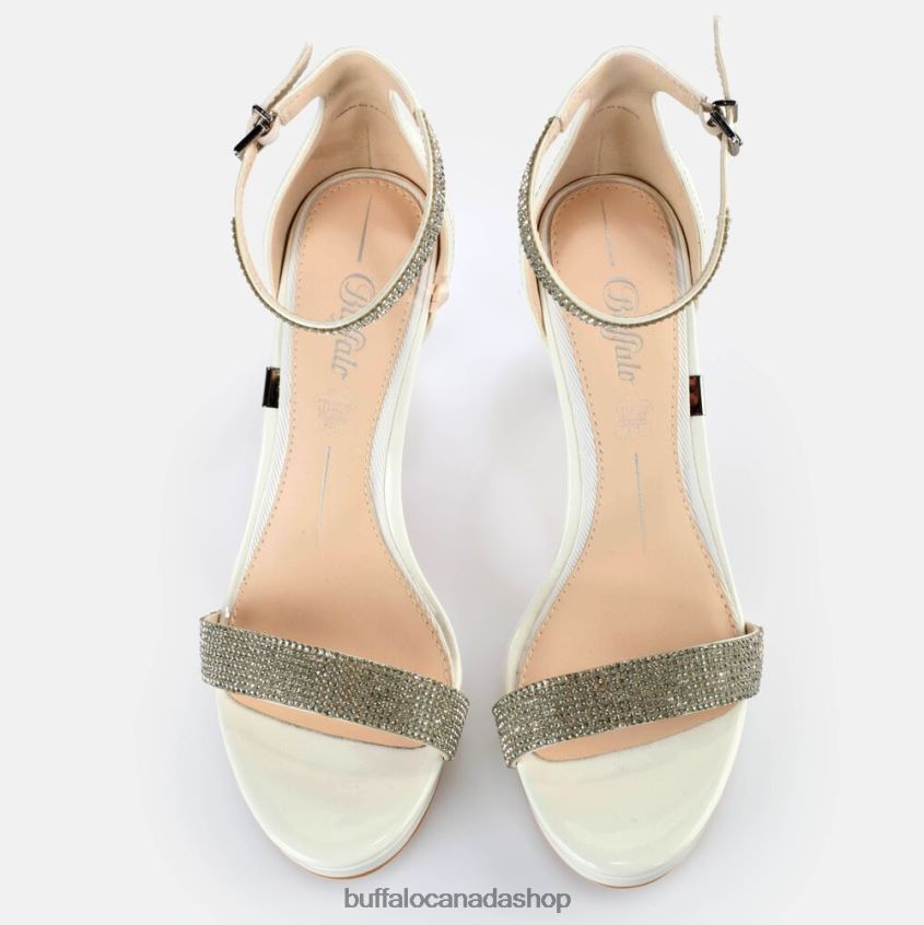 Mary Belle Heeled Sandals White Buffalo ZL64TZ355 |Sandals