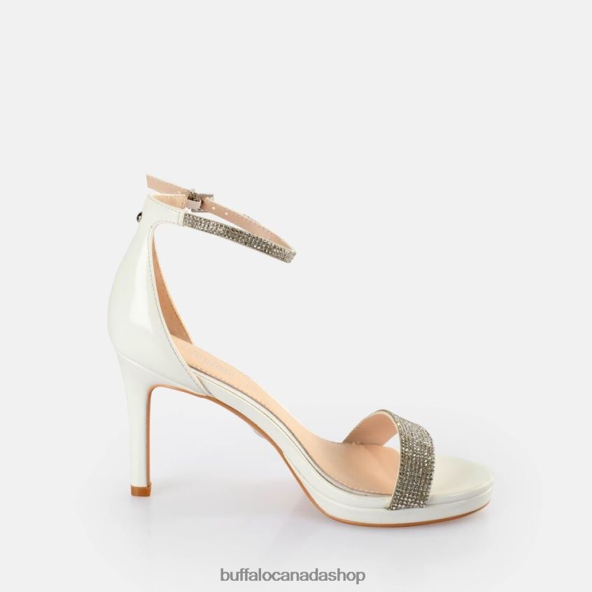 Mary Belle Heeled Sandals White Buffalo ZL64TZ355 |Sandals