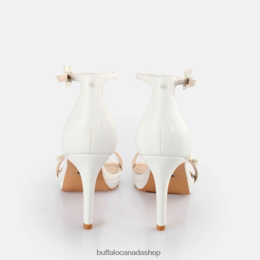 Mary Butterfly Heeled Sandals White Buffalo ZL64TZ278 |Sandals