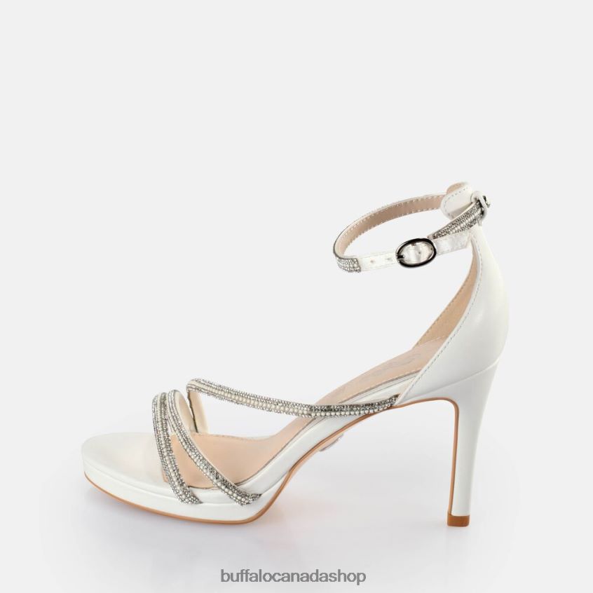 Mary Shine Heeled Sandals White Buffalo ZL64TZ569 |Sandals