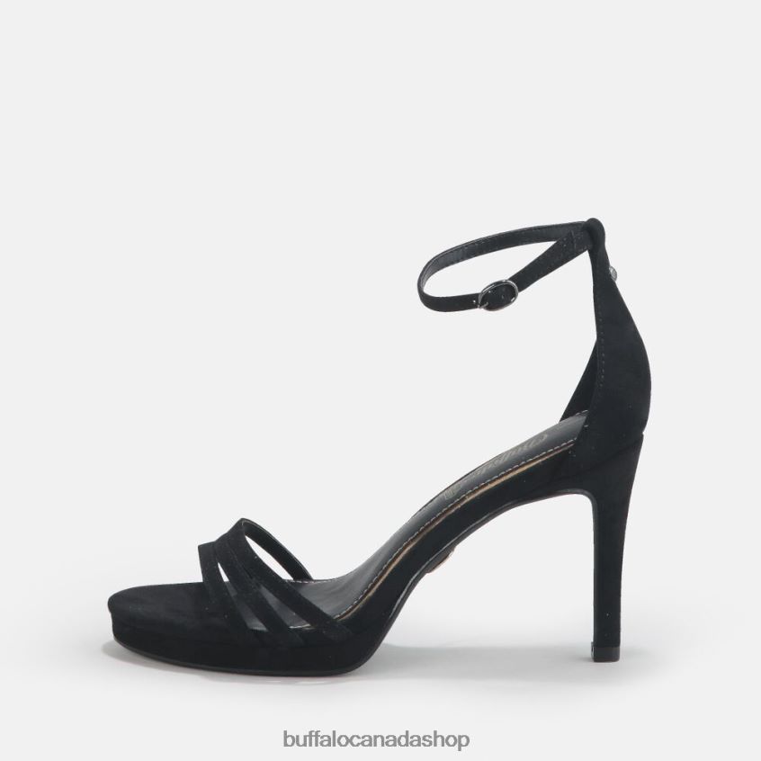Melissa 2 Heeled Sandal vegan Black Buffalo ZL64TZ216 |Sandals