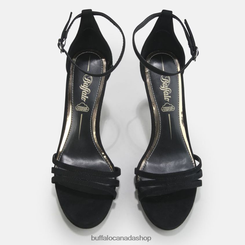 Melissa 2 Heeled Sandal vegan Black Buffalo ZL64TZ216 |Sandals