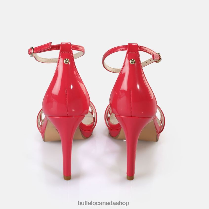 Melissa 2 Heeled Sandals vegan Hot Pink Buffalo ZL64TZ218 |Sandals