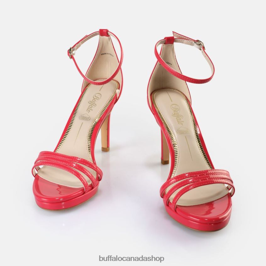 Melissa 2 Heeled Sandals vegan Hot Pink Buffalo ZL64TZ218 |Sandals