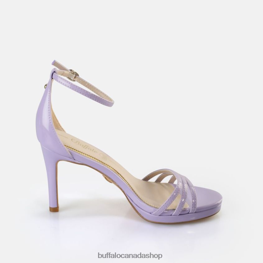 Melissa 2 Heeled Sandals vegan Lavender Buffalo ZL64TZ219 |Sandals