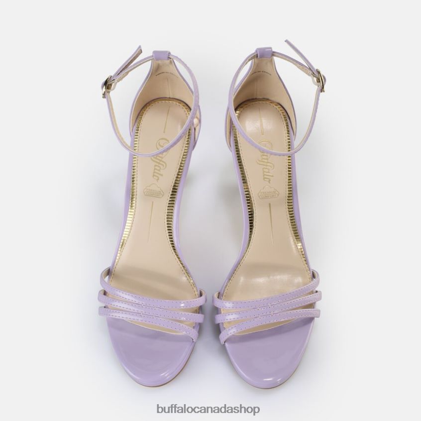 Melissa 2 Heeled Sandals vegan Lavender Buffalo ZL64TZ219 |Sandals