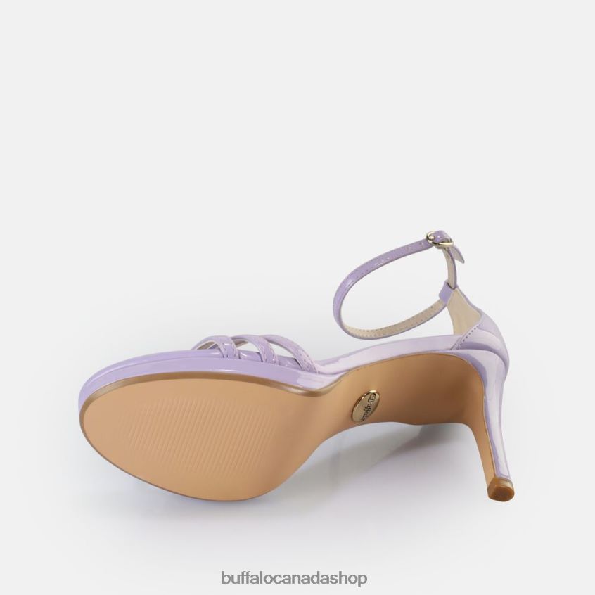 Melissa 2 Heeled Sandals vegan Lavender Buffalo ZL64TZ219 |Sandals