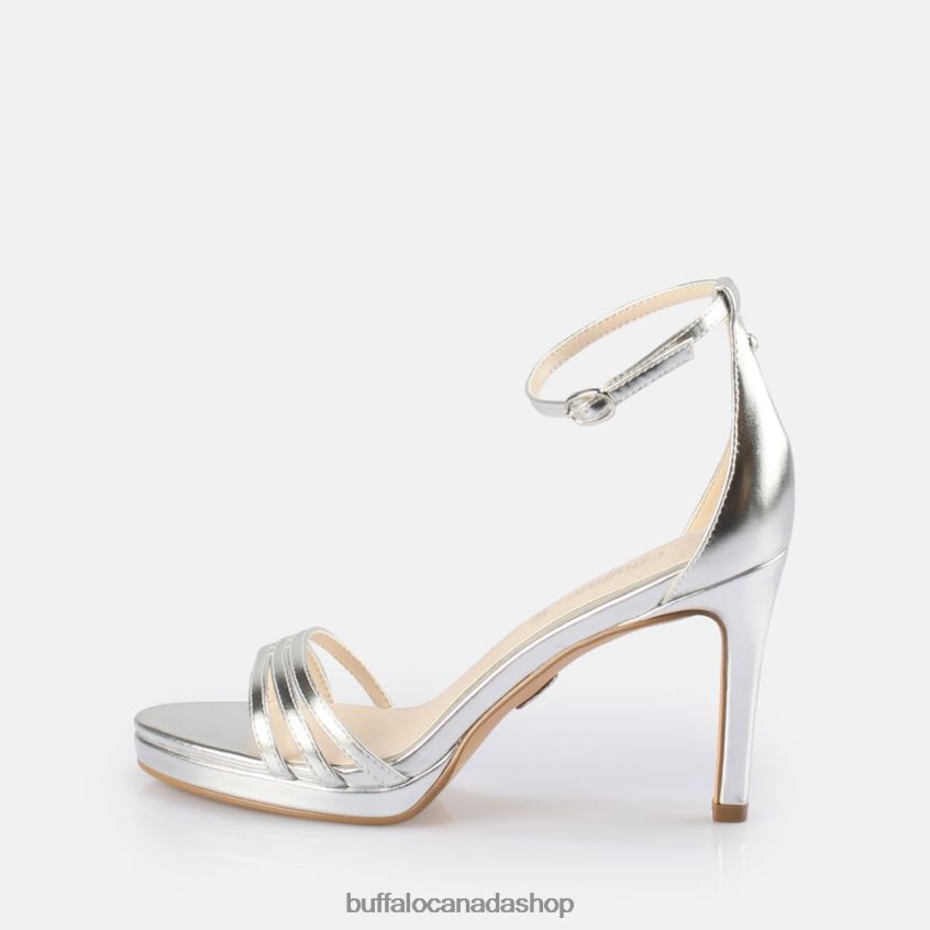 Melissa 2 heeled sandal vegan Silver Buffalo ZL64TZ214 |Sandals