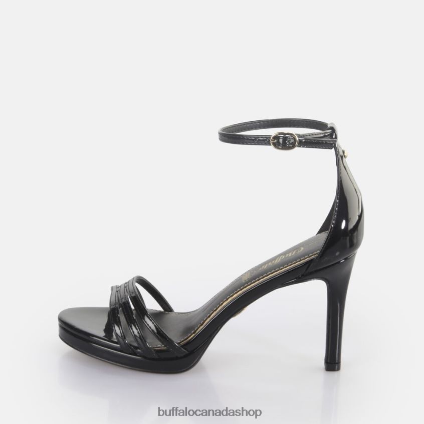 Melissa 2 heeled sandals vegan Black Buffalo ZL64TZ220 |Sandals