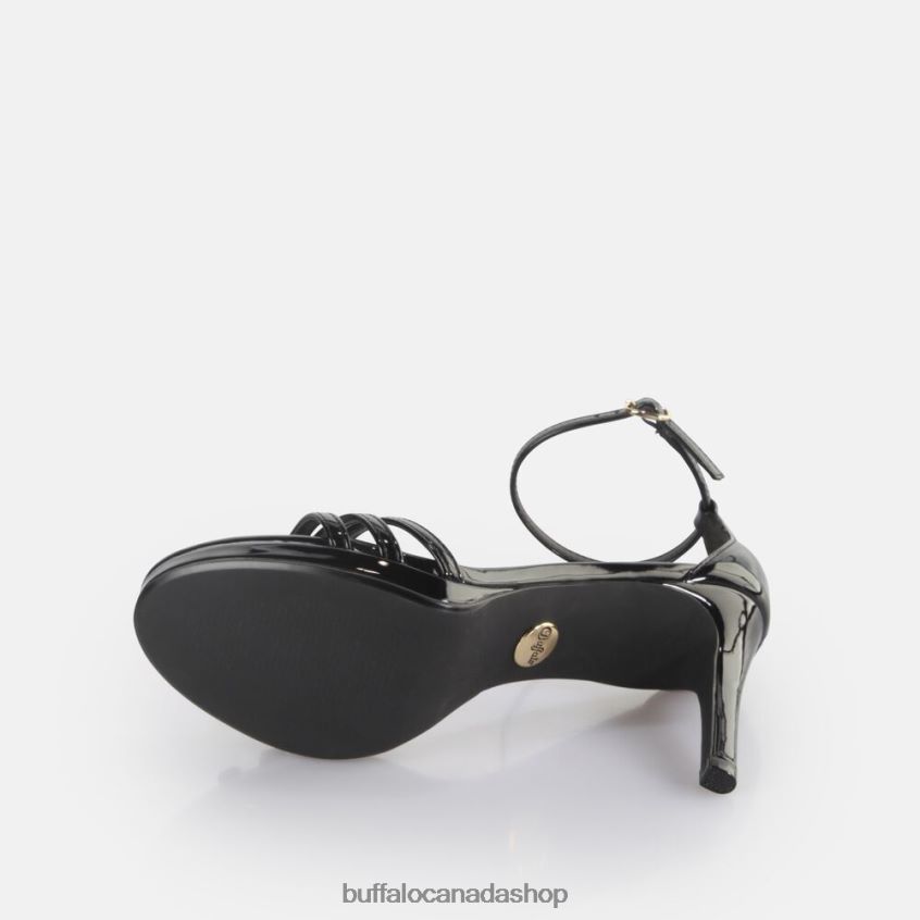 Melissa 2 heeled sandals vegan Black Buffalo ZL64TZ220 |Sandals