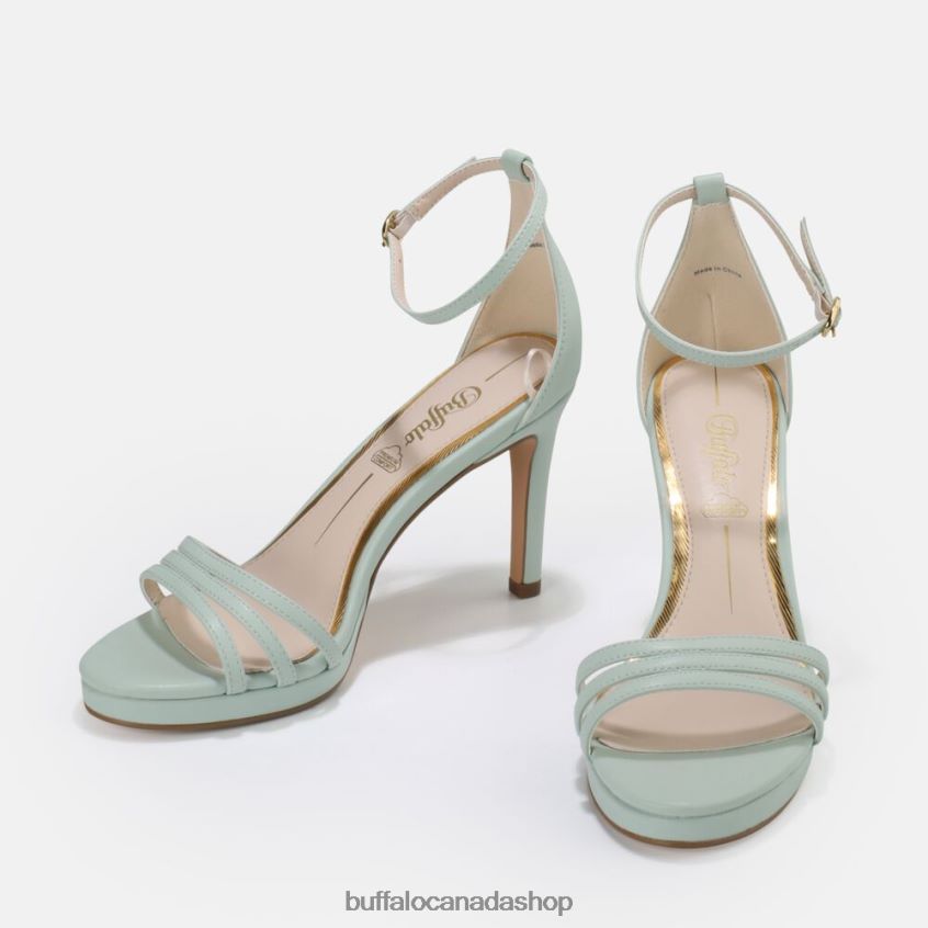 Melissa High-Heeled Sandal vegan Mint Green Buffalo ZL64TZ857 |Sandals