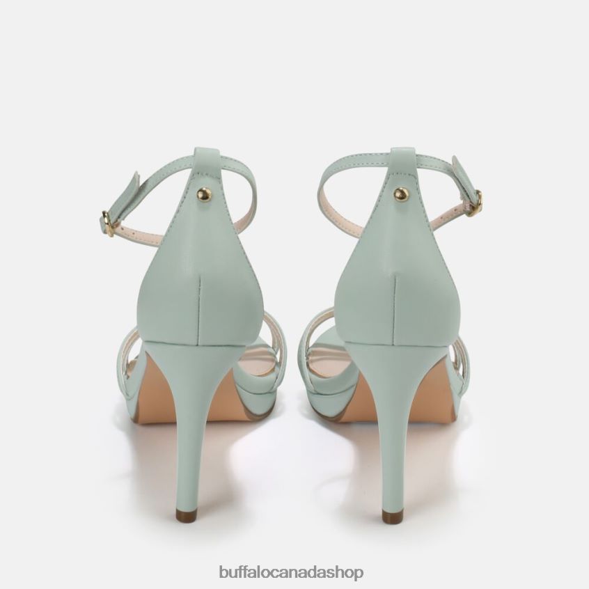Melissa High-Heeled Sandal vegan Mint Green Buffalo ZL64TZ857 |Sandals