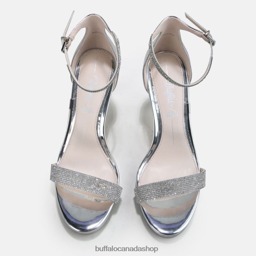 Monroe 2 Sandal vegan Silver Buffalo ZL64TZ224 |Sandals