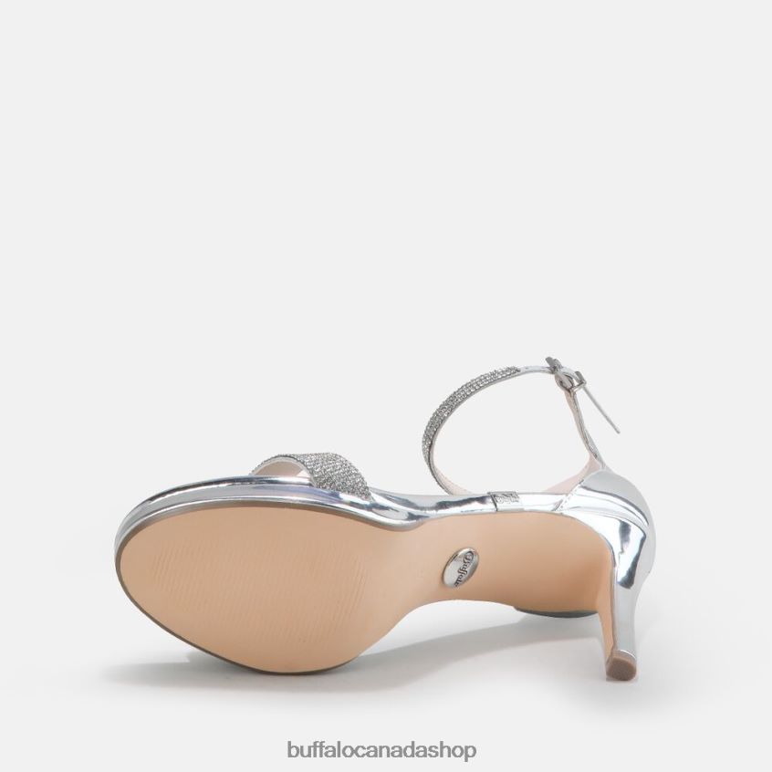 Monroe 2 Sandal vegan Silver Buffalo ZL64TZ224 |Sandals