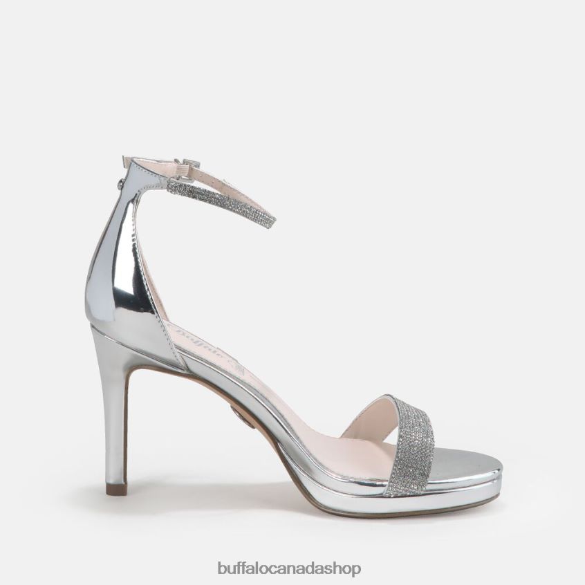 Monroe 2 Sandal vegan Silver Buffalo ZL64TZ224 |Sandals