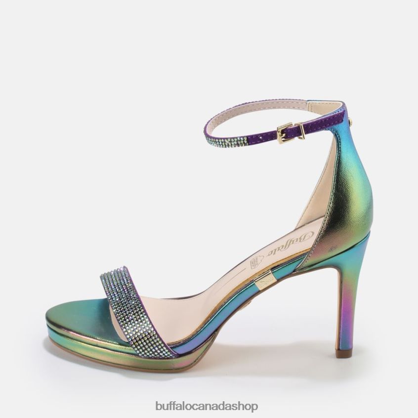 Monroe High-Heeled Sandal vegan Multicoloured Buffalo ZL64TZ225 |Sandals