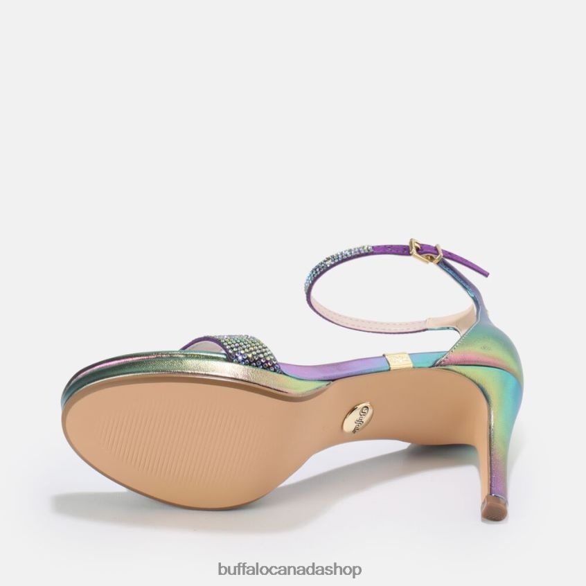 Monroe High-Heeled Sandal vegan Multicoloured Buffalo ZL64TZ225 |Sandals