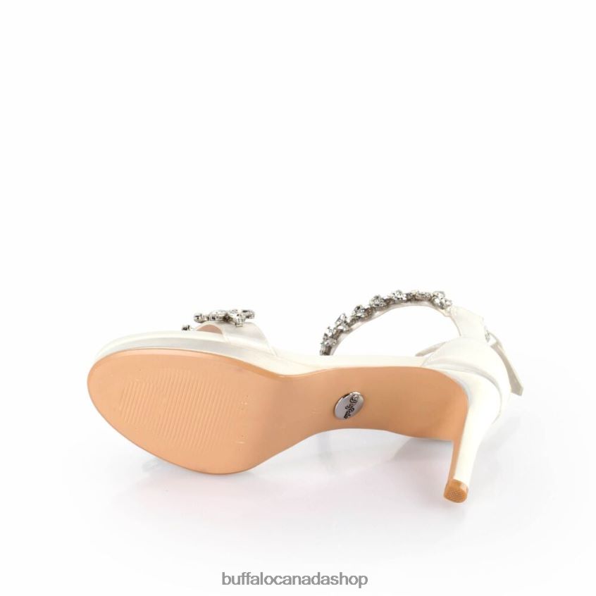 Pia Ankle-Strap Sandal Ivory Buffalo ZL64TZ318 |Sandals