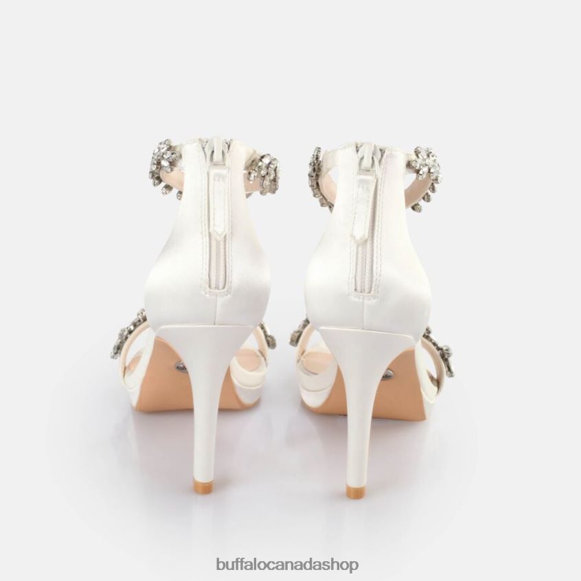 Pia Ankle-Strap Sandal Ivory Buffalo ZL64TZ318 |Sandals